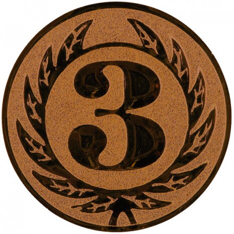 3. miesto emblém bronzová 50 mm
