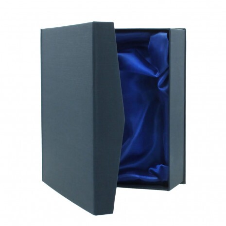 Modrá prezentačná škatuľa na sklenené a akrylové trofeje