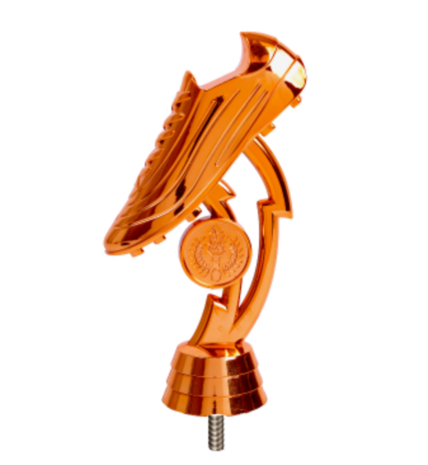 Futbalová (kopačka) figúrka bronz