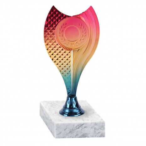 Dúha figúrka pre emblémy s podstavcom