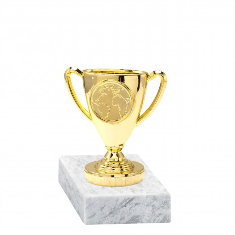 Trofej (zlatá) zlatá figúrka so základňou