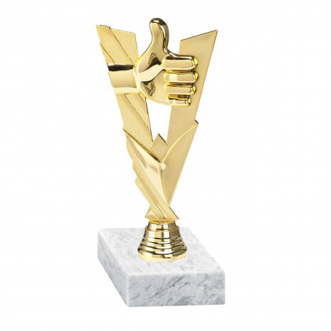 Páči sa mi zlatá figúrka so základňou