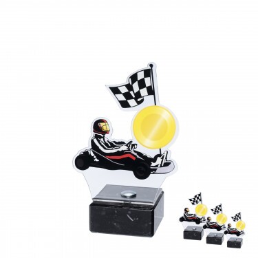 Gokart akrylová cena