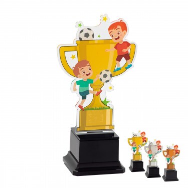 Fotbal băieți kids akrylová trofej