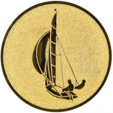 Plachtenie emblém zlatá 25 mm