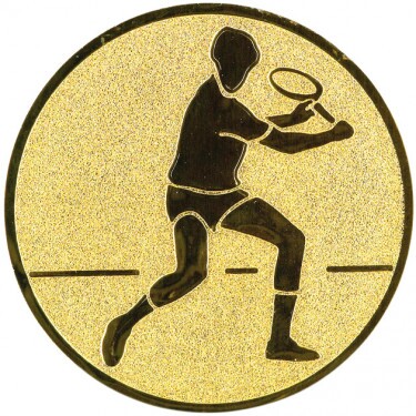 Tenis (muži) emblém zlatá 25 mm