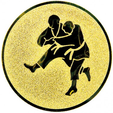 Judo emblém zlatá 50 mm