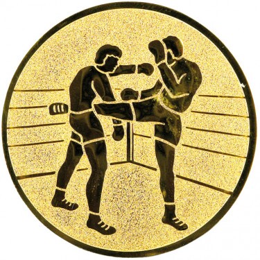 Kickbox emblém zlatá 50 mm