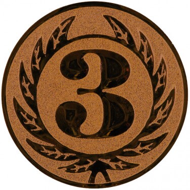 3. miesto emblém bronzová 50 mm