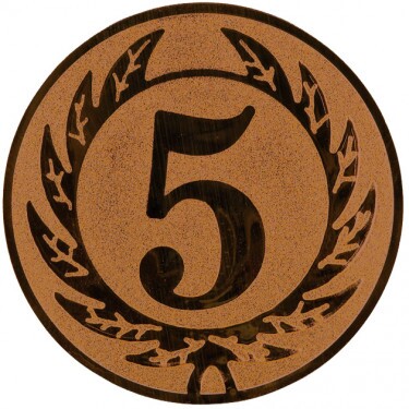 5. miesto emblém bronzová 50 mm
