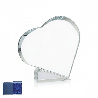 Krištáľová cena Valentin s darčekovou krabičkou