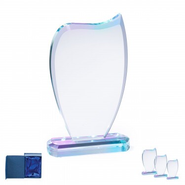 Elza gravírovateľná krištáľová cena v darčekovej krabičke