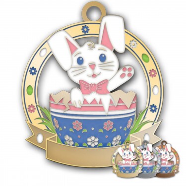 Medaila veľkonočného zajačika