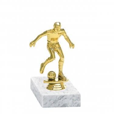 futbal (muži) zlatá figúrka so základňou