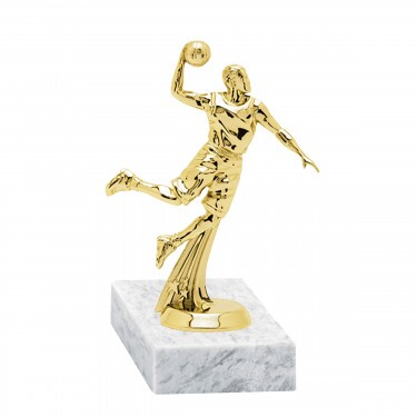 basketbal (muži) zlatá figúrka so základňou