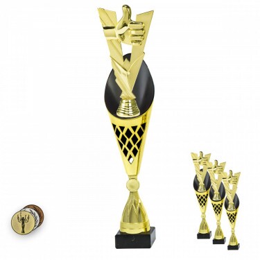 Páči sa mi na čierno-zlatej trofeji