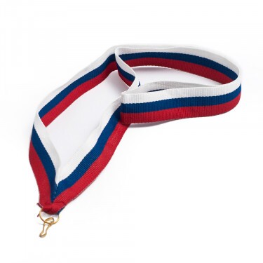 Medailová stuha bielo-modro-červená 22 mm široká