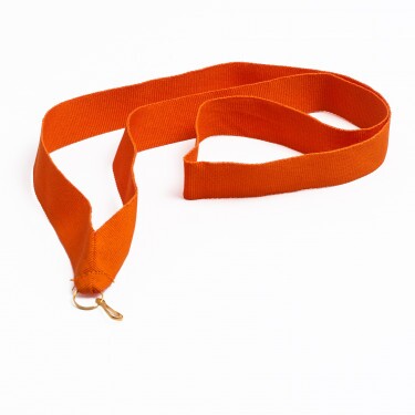 Medailová stuha oranžová 22 mm široká