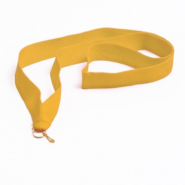 Medailová stuha žltá 22 mm široká