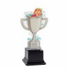 Plavkyňa dievča kids akrylová trofej