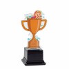 Plavkyňa dievča kids akrylová trofej
