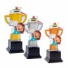 Študentka dievča kids akrylová trofej