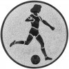 Futbal (ženy) emblém zlatá 25 mm