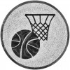Basketbal emblém zlatá 25 mm