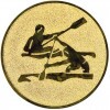 Kanoe na kajaku emblém zlatá 25 mm