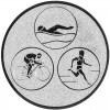 Triatlon emblém zlatá 50 mm