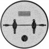 Futbal emblém zlatá 25 mm