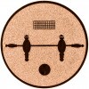 Futbal emblém zlatá 25 mm