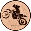 Motokros emblém zlatá 25 mm