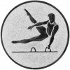 Gymnastika (muži) emblém zlatá 50 mm