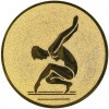 Gymnastika (ženy) emblém zlatá 50 mm