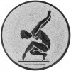 Gymnastika (ženy) emblém zlatá 50 mm