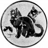 Cat emblém zlatá 25 mm