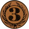 3. miesto emblém bronzová 50 mm