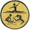 Gymnastika (viacboj žien) emblém bronzová 50 mm