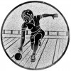 Bowling (pre ženy) emblém zlatá 25 mm