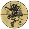 Futbal (deti) emblém zlatá 25 mm