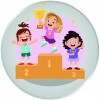 Kids všeobecná dievča emblém