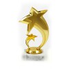 Hviezda zlatá figúrka so základňou